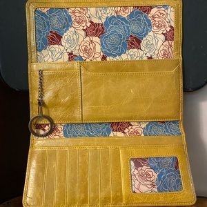 Hobo the original yellow wallet trifold